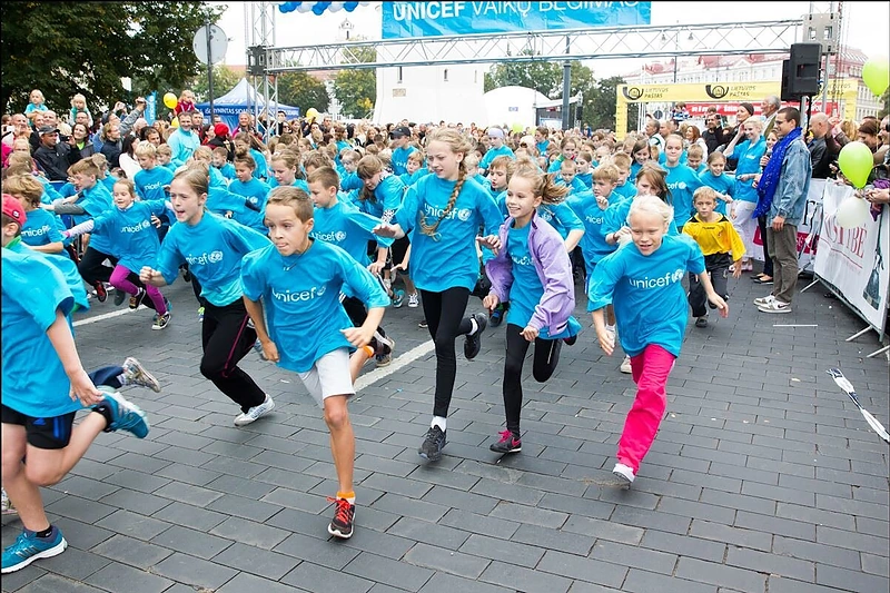 UNICEF vaikų bėgimas
