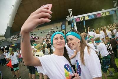 „The Color Run“ bėgimas Vingio parke