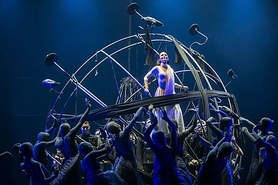 Anželikos Cholinos spektaklio „Otelas“ pristatymo akimirka