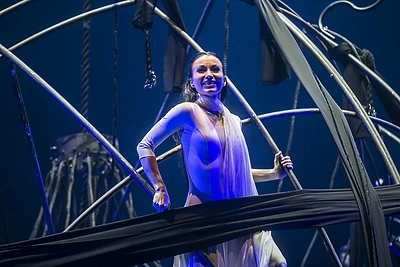 Anželikos Cholinos spektaklio „Otelas“ pristatymo akimirka