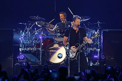 „Nickelback“ koncerto akimirka