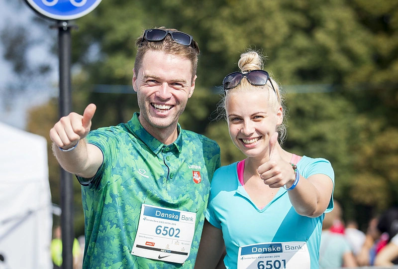 Ignas Krupavičius su drauge Vaida