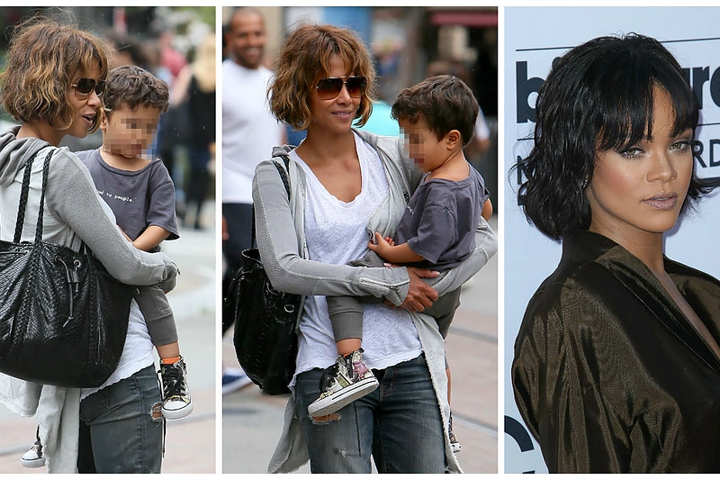 Halle Berry ir Rihanna
