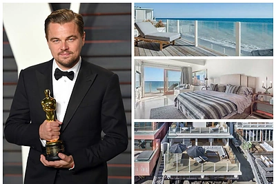 Leonardo DiCaprio parduoda vilą Malibu „milijardierių paplūdimyje“: apžiūrėkite