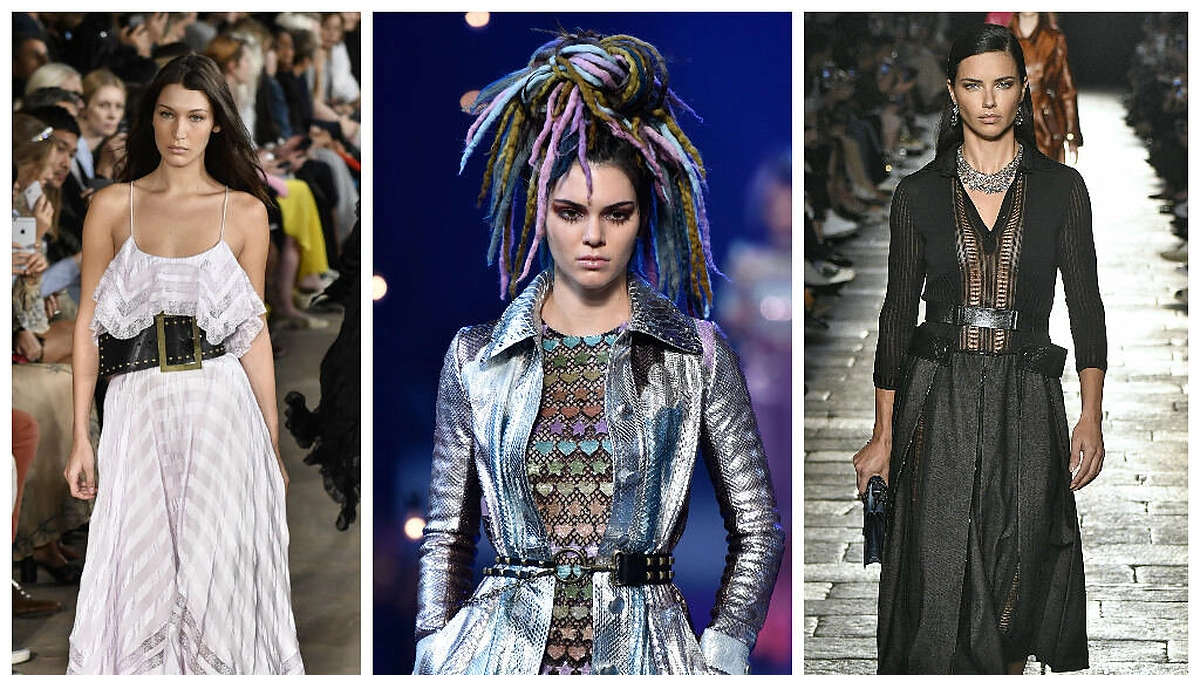 Bella Hadid, Kendall Jenner ir Adriana Lima