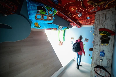 Apversto namo Radailiuose atidarymo akimirka