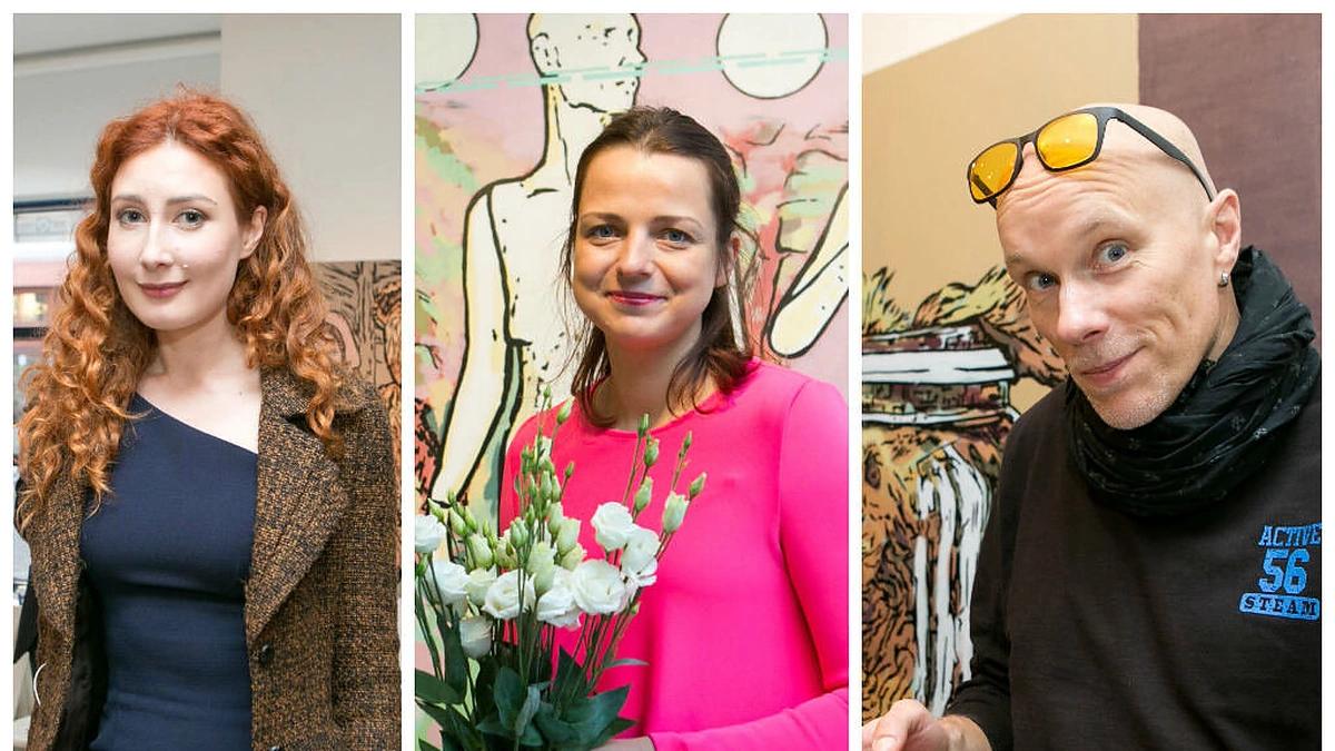 Indrė Valantinaitė, Jolanta Kyzikaitė ir Algis Kriščiūnas