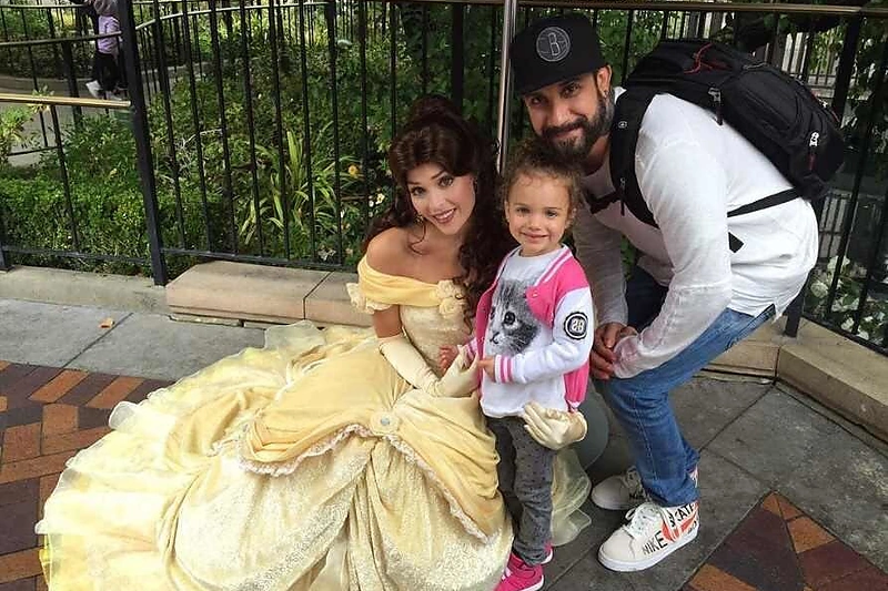 A.J. McLeanas su dukra Ava