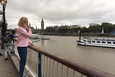 Monika Linkytė Londone / Asmeninio albumo nuotr.