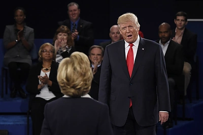 Donaldo Trumpo ir Hillary Clinton antrieji debatai