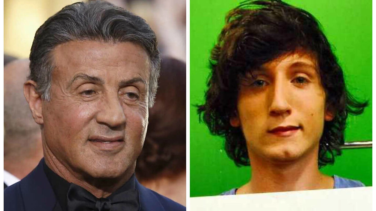 Sylvesteris Stallone ir jo jauniausias brolis Dante