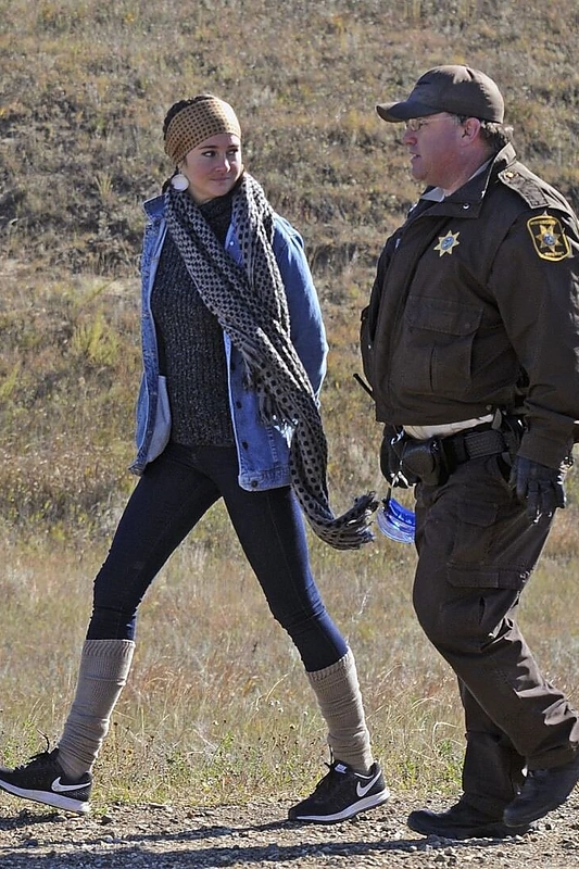 Shailene Woodley buvo suimta dėl dalyvavimo proteste