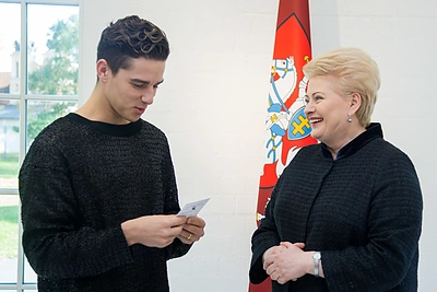 Donatas Montvydas ir Dalia Grybauskaitė