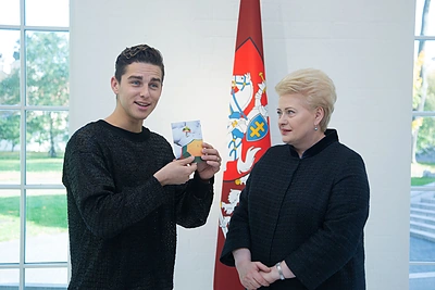 Donatas Montvydas ir Dalia Grybauskaitė