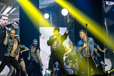 Turą po Lietuvos arenas pradėjusį Donatą Montvydą klaipėdiečiai sutiko kaip Rihanną