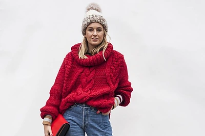 Didelis megztinis – šio rudens karalius. Jis turi būti kiekvienos moters spintoje!