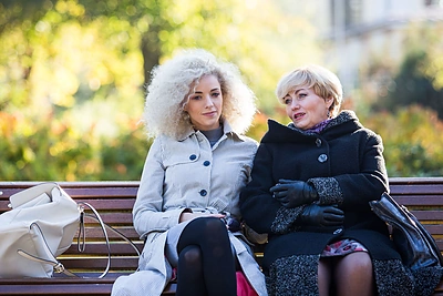 Anžela Adamovič su mama Regina