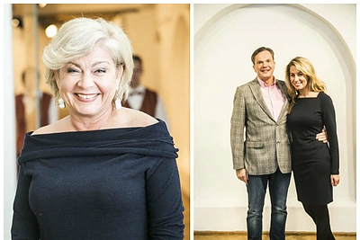 Editos Mildažytės vestame aukcione A.Vozbino tapyba grožėjosi ir jo bičiuliai Bajarūnai