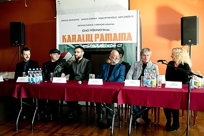 Filmo "Karalių pamaina" spaudos konferencija