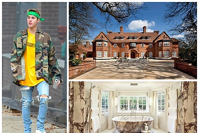 Justinas Bieberis persikėlė gyventi į Londoną: išsinuomojo dvarą su 15 miegamųjų
