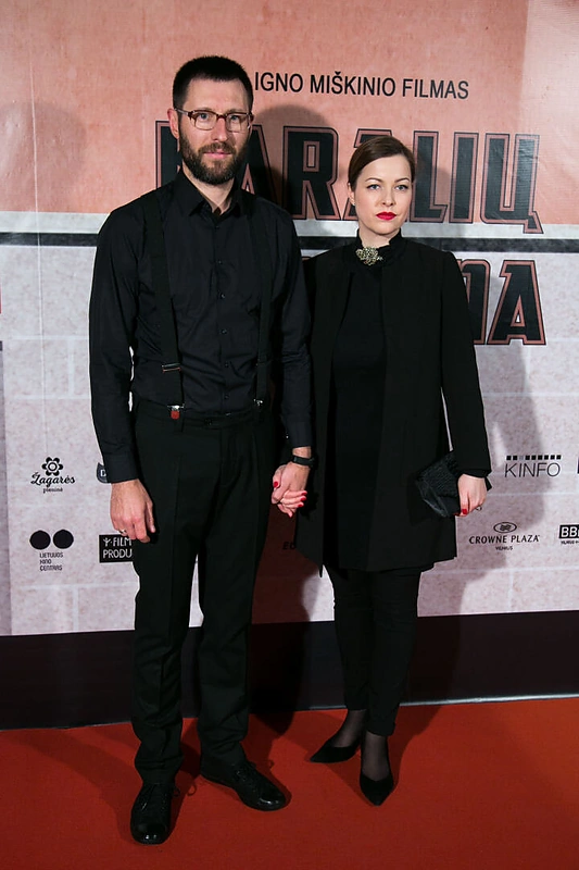 Ignas Miškinis su žmona Ieva