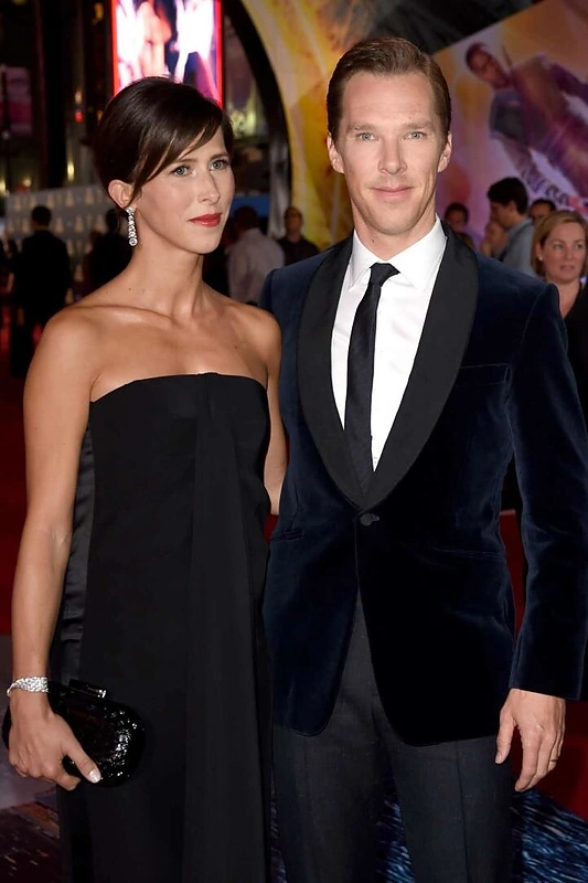 Benedictas Cumberbatchas su žmona Sophie Hunter