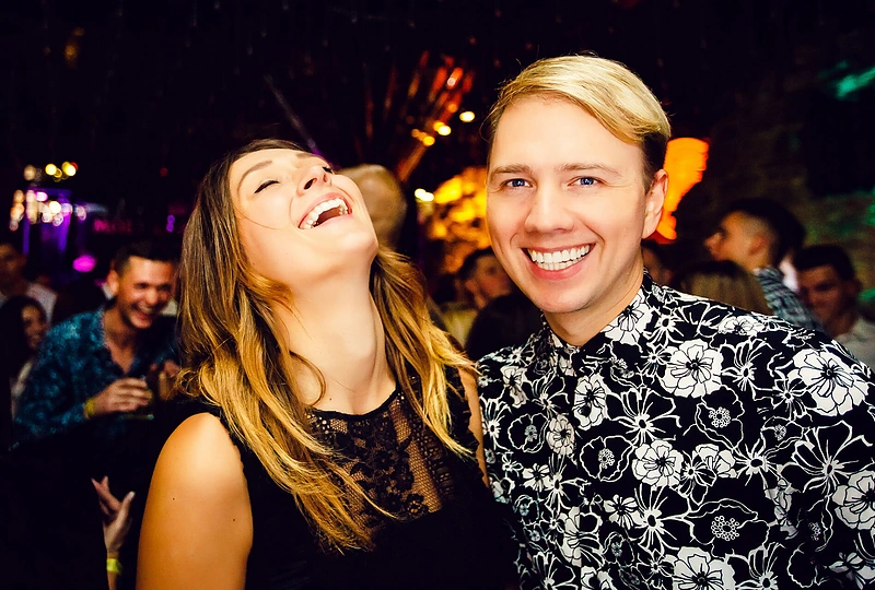 Vakarėlio klube „Mojo Lounge“ akimirka