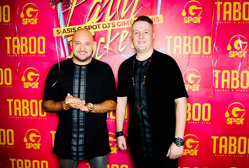 Vakarėlio klube „Taboo“ akimirka