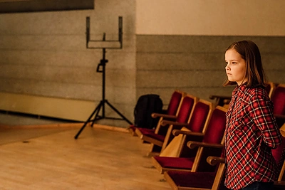 Ramunė Barbora Martyno Levickio repeticijoje su orkestru