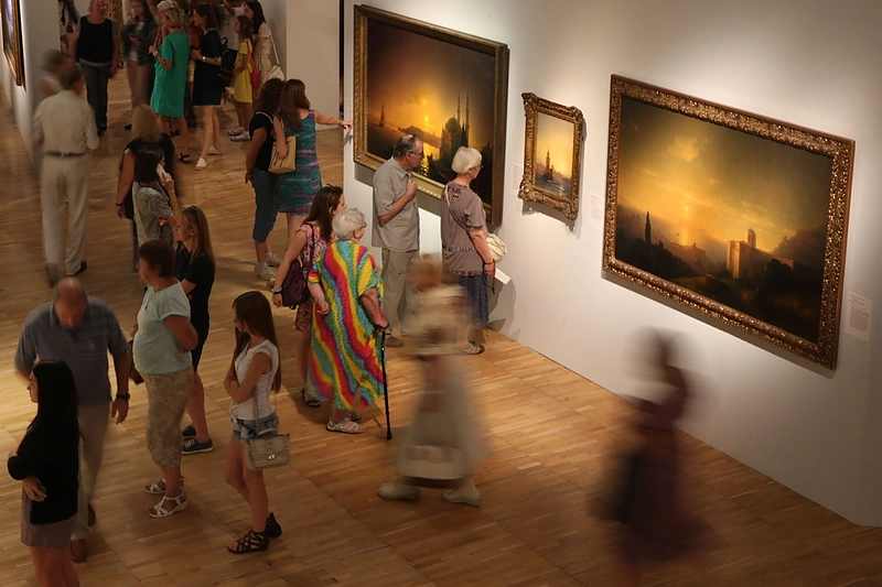 Ivano Aivazovskio darbų parodoje
