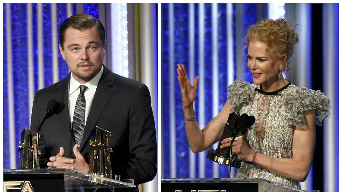 Leonardo DiCaprio ir Nicole Kidman