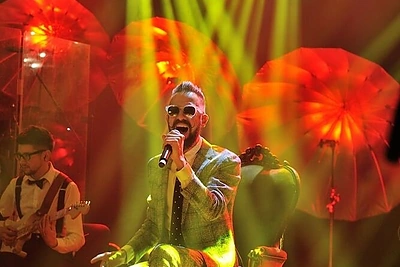 Lino Adomaičio koncerto akimirka