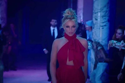 Britney Spears vaizdo klipe „Slumber Party“