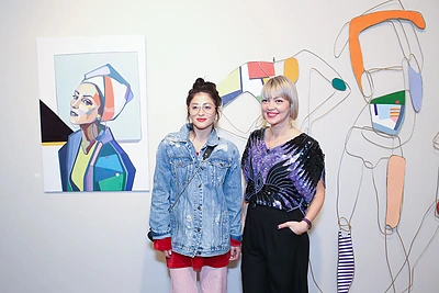 Agnė Kišonaitė pristatė asmeninę parodą „33“: į atidarymą atvyko garsių svečių