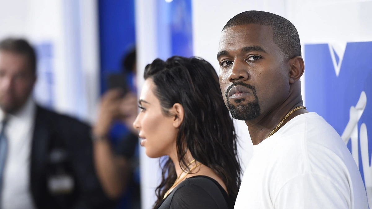 Kim Kardashian ir Kanye Westas