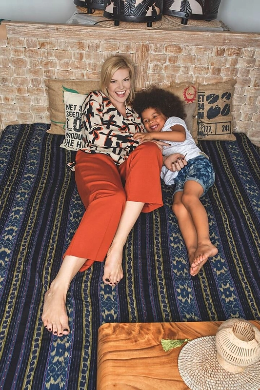Inga Gaižauskienė su dukrele Emilija