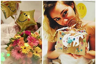 Per 24-ąjį gimtadienį Miley Cyrus buvo apipilta dovanomis nuo mylimojo