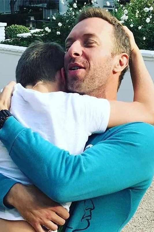 Chrisas Martinas su sūnumi Mosesu