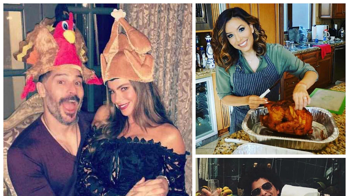 Padėkos diena Sofios Vergaros, Evos Longorios ir Bruno Marso namuose