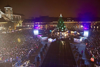 2016 metų Kalėdų eglės įžiebimas Kaune