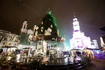 2016 metų Kalėdų eglės įžiebimas Kaune