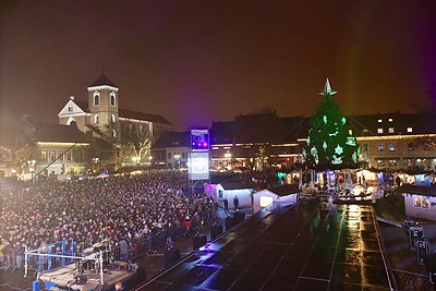 2016 metų Kalėdų eglės įžiebimas Kaune