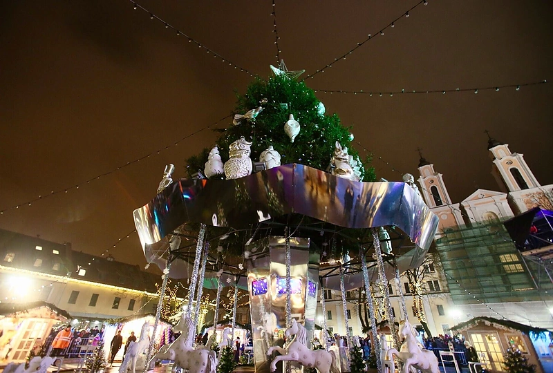 2016 metų Kalėdų eglės įžiebimas Kaune