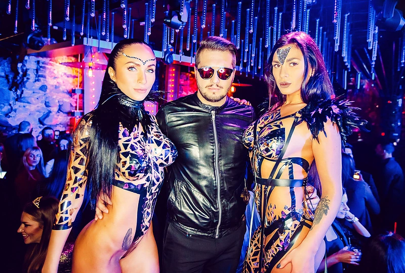 Vakarėlio akimirka klube „Mojo Lounge“