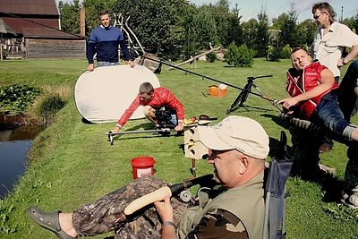 Artūras Orlauskas filmavimo aikštelėje