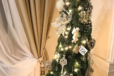 Natalija Bunkė namus papuošė Kalėdoms