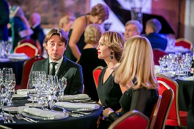 Labdaros vakarienės „Diner de Gala avec Martell“ akimirka