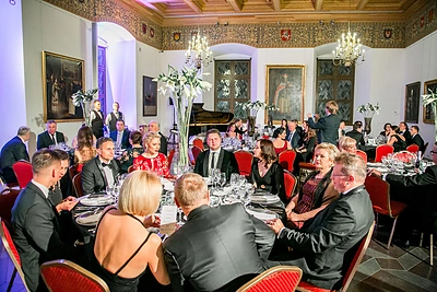 Labdaros vakarienės „Diner de Gala avec Martell“ akimirka
