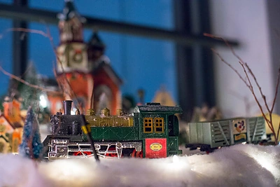 Jurgos Anusauskienės kalėdinis miestelis