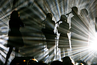 Kalėdinio Ericos Jennings koncerto akimirka